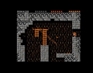 une photo d'Ã©cran de Rick Dangerous sur Commodore Amiga